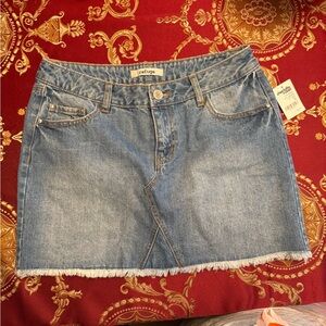 Charlotte Russe Blue Mini Skirt Casual